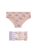 7pk Cotton with Stretch Dolphin Knickers (2-12 Yrs)