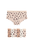 7P AOP LEOPARD SHORTS