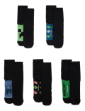 5pk Minecraft™ School Socks