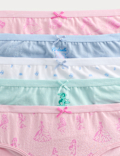 5 Pack Cotton Rich Disney Princess&trade; Knickers (18 Mths-8 Yrs)