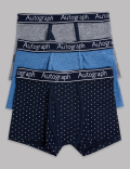 3 Pack Cotton with Lycra® Trunks (6-16 Years)
