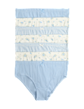 7 Pack Floral Striped Knickers (18 Mths - 16 Yrs)