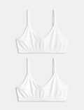 2pk Seamfree Crop Tops (9-16 Yrs)