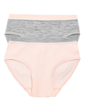 2pk Ribbed Knickers