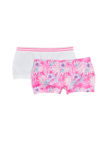 2pk Seamfree Tropical Print Shorts