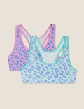 2P SF Leopard Print Crop (6-16 Yrs)