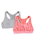 2pk Seamfree Star Crop Tops (6-16 Yrs)