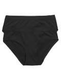 2pk Seamfree Bikini Knickers (6-16 Yrs)