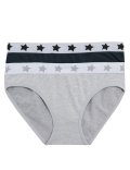 2pk Seamfree Bikini Knickers (6-16 Yrs)