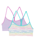 2P SF Zebra Strappy Back Crop (9-16 Yrs)