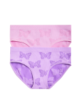 2pk Seamfree Butterfly Knickers (9-16 Yrs)