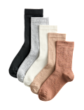 5 Pack Cotton Rich Socks (6 Small - 7 Large)