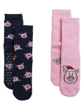 2pk Percy Pig&trade; Cosy Socks