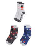 3pk Cotton Rich Minecraft™ Socks