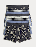 5 Pack Cotton Rich Football Trunks (5-16 Yrs)