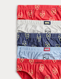 5 Pack Pure Cotton Spider-Man&trade; Briefs (18 Mths - 8 Yrs)