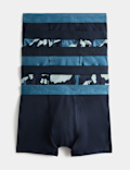 5 Pack Cotton Rich Camo Trunks (5-16 Yrs)