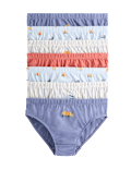 7 Pack Pure Cotton Construction Briefs (18 Mths - 10 Yrs)
