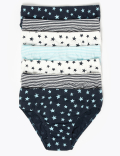 7 Pack Cotton with Stretch Star Briefs (2-7 Yrs)