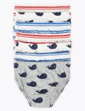 7 Pack Cotton with Stretch Nautical Briefs (2-7 Yrs)