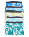 5pk Cotton Rich Tie Dye Trunks (2-16 Yrs)