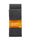 2pk Cotton Rich Thermal Tights (4-14 Yrs)