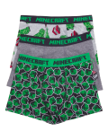 3pk Cotton Rich with Stretch Minecraft™ Trunks (4-16 Yrs)