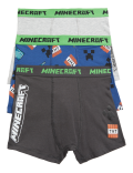 3pk Cotton Rich Minecraft™ Trunks