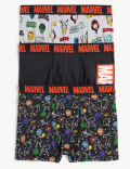 3pk Cotton Rich Marvel™ Trunks