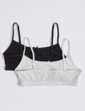 2 Pack Cotton Cropped Tops (6-16 Years)