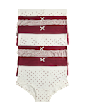 7 Pack Cotton Rich Star Stripe Shorts (5-16 Yrs)