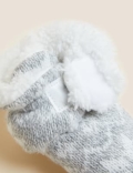 Fair Isle Baby Booties (0-24 Mths)