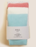 3pk Cotton Rich Baby Tights (0-3 Yrs)