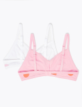 2 Pack Flexifit™ Spotted Non-Padded First Bras A-B