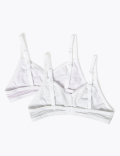 2 Pack Cotton Flexifit™ First Bras