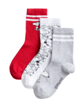 3pk Cotton Rich Snoopy™ Socks