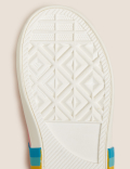 Kids' Freshfeet™ Rainbow Riptape Trainers (5 Small - 12 Small)
