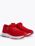 Kids Knitted Riptape Trainers (5 Small - 12 Small)