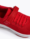 Kids Knitted Riptape Trainers (5 Small - 12 Small)