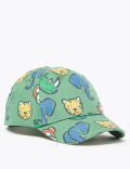 Kids' Cotton Animal Print Baseball Cap (1-6 Yrs)