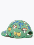Kids' Cotton Animal Print Baseball Cap (1-6 Yrs)