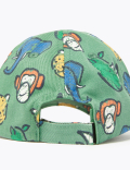 Kids' Cotton Animal Print Baseball Cap (1-6 Yrs)
