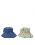 Kids' 2 Pack Pure Cotton Dinosaur Sun Hats