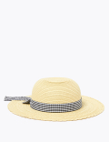 Kids' Straw Sun Hat (6-14 Yrs)