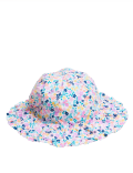 Kids' Pure Cotton Floral Sun Hat (0-6 Yrs)
