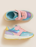 Kids' Freshfeet&trade; Rainbow Riptape Trainers (4 Small - 13 Small)