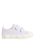 Kids&rsquo; Freshfeet&trade; Glitter Riptape Trainers