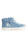 Kids' Denim Freshfeet™ Unicorn High Tops