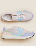 Kids' Freshfeet™ Colour Block Trainers (13 Small - 6 Large)