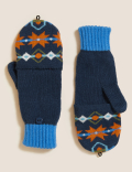 Kids' Printed Flip Top Gloves (1-13 Yrs)